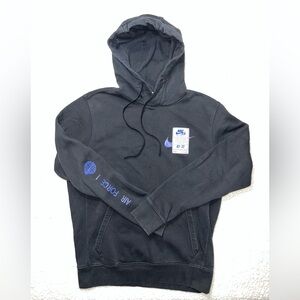Nike Sportswear Air Force 1 Pullover Hoodie Black Men’s Medium